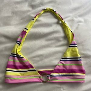 Frankie’s Bikinis Stripped Top M